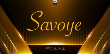 Savoye Font Poster 1